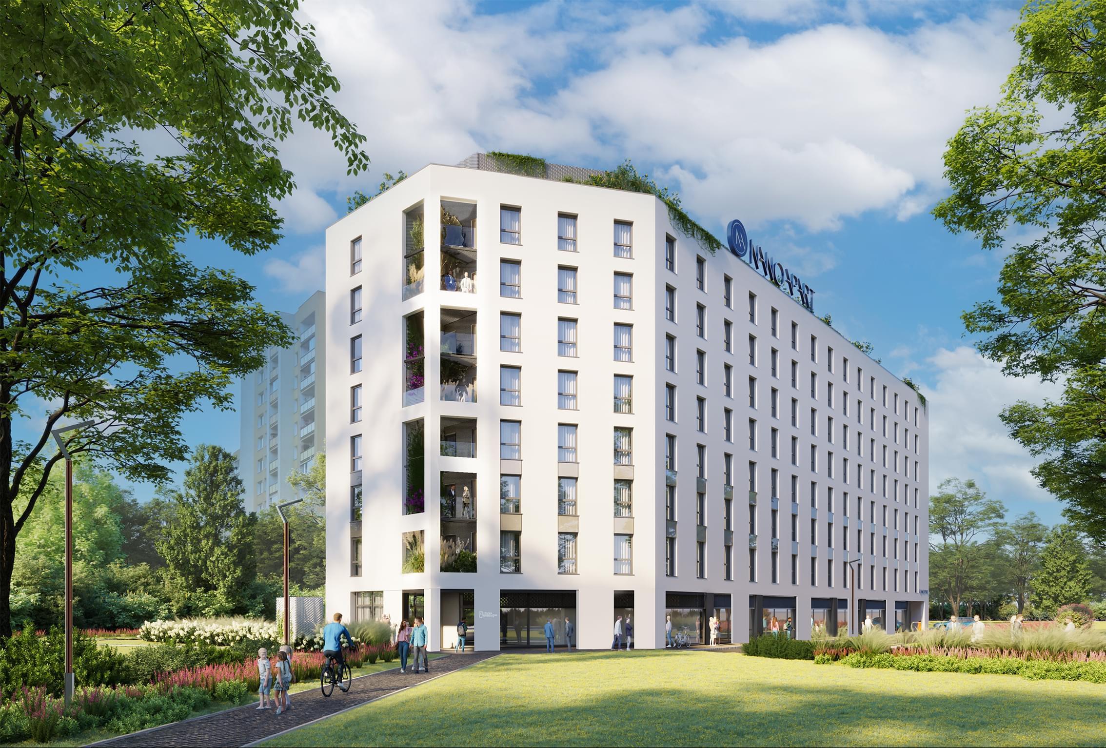 Wizualizacja inwestycji Nano Apart w Warszawie